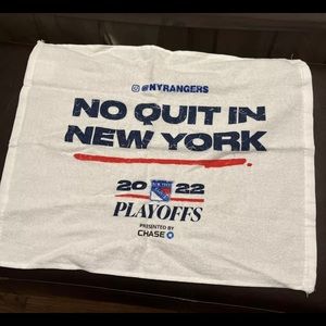2022 Rangers Playoffs Chase Giveaway Rally Towel No Quit In New York